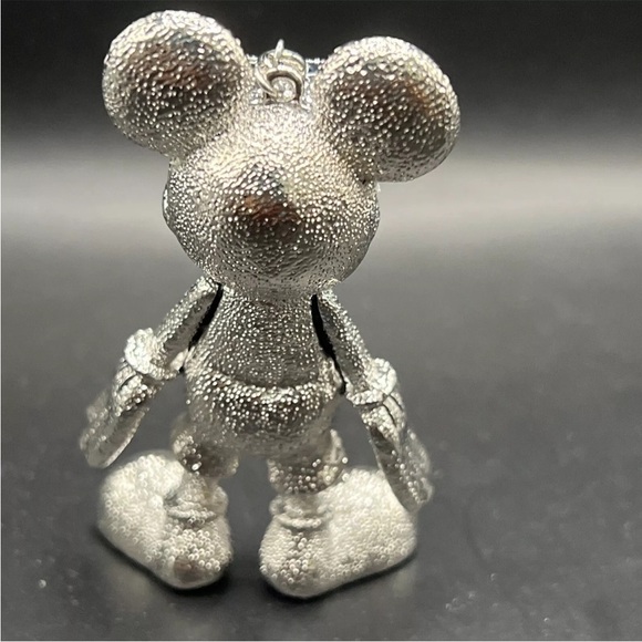 Disney X Baublebar 3D  Mickey Mouse  Metallic Silver  Keychain Bag Charm - Picture 8 of 12